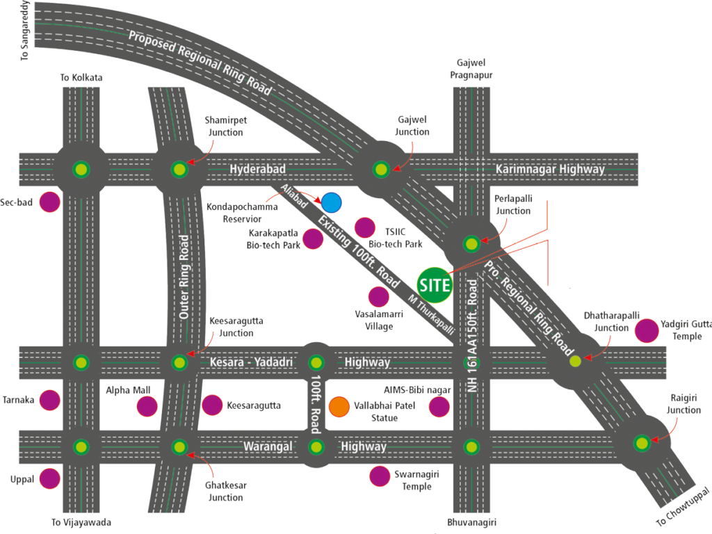 Southern Cluster Rrr Program Map RRR Nature Hill County - Srea Infra Developers